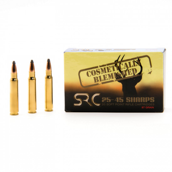 Cosmetically Blemished 25-45 Sharps 87 Grain Hot-Cor Cartridge (20 Cartridges)